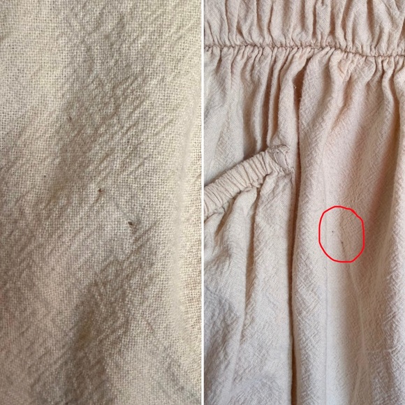 Free People Dunes All The Things Cream Cotton Boho Peasant Midi Skirt Sz S - Picture 7 of 7